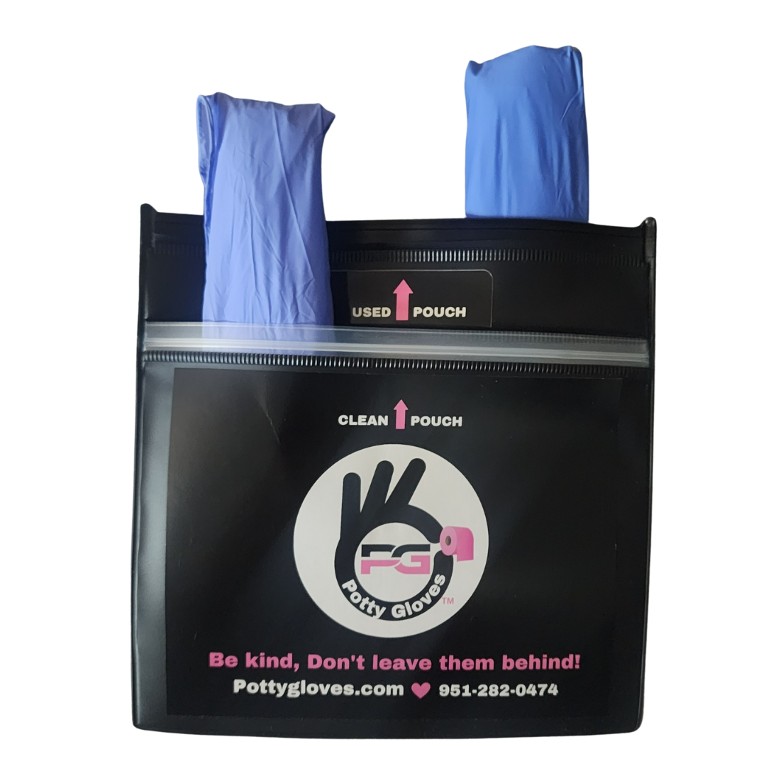 24 pack Biodegradable Nitrile Potty Gloves